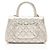 Gabrielle Sac Chanel Coco Top Handle Medium Flap Bag en veau vieilli métallisé Doré - vue 3