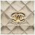 Gabrielle Sac Chanel Coco Top Handle Medium Flap Bag en veau vieilli métallisé Doré - vue 9