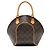 Borsa Louis Vuitton Vintage Monogram Canvas Ellipse PM Marrone - vista 3