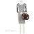 Borsa Louis Vuitton Vintage Monogram Canvas Ellipse PM Marrone - vista 5