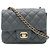 Borsa Chanel Matelasse Mini Flap Bag Grigio