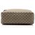 Borsa Messenger Gucci GG Supreme con zip frontale Marrone Beige - vista 4
