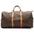 Borsa da viaggio Louis Vuitton Keepall Marrone
