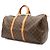 Borsa da viaggio Louis Vuitton Keepall Marrone - vista 2