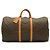 Borsa da viaggio Louis Vuitton Keepall Marrone