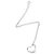 Collana Tiffany & Co. Elsa Peretti Open Heart 27mm Large in argento sterling Metallico