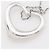 Collana Tiffany & Co. Elsa Peretti Open Heart 27mm Large in argento sterling Metallico - vista 6
