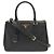 Borsa Prada Galleria Triangle Logo Nero