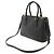 Borsa Prada Galleria Triangle Logo Nero - vista 2