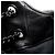 Autre Marque Saint Laurent Lambskin Monogram Puffer LouLou Medium Shoulder Bag Black - view 10