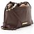 Borsa a tracolla Burberry House Check Leather Little Crush Marrone Beige - vista 2