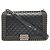 Borsa a tracolla con catena Chanel Boy Matelassé Blu