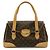 Borsa a tracolla Louis Vuitton Monogram Beverly GM Marrone