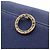 Bulgari Portafoglio lungo Bvlgari Logo Clip Blu - vista 4