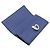 Bulgari Portafoglio lungo Bvlgari Logo Clip Blu - vista 6