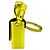 Chloé Borsa Chloe Mini C Satchel in pelle di vitello embossed croc giallo - vista 6