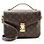 Borsa a tracolla Louis Vuitton Monogram Canvas Pochette Metis Marrone