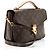 Borsa a tracolla Louis Vuitton Monogram Canvas Pochette Metis Marrone - vista 2