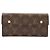 Louis Vuitton Portefeuille Accordéon Long Wallet Marrone