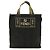 Saco Tote Fendi Logo Preto de Nylon