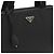 Prada Aktentasche mit Triangle-Logo Schwarz - Ansicht 8