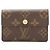 Monedero Accordion Monogram Louis Vuitton Castaño
