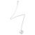 Collana Cuore Piegato Elsa Peretti in Argento Sterling Tiffany & Co. Metallico