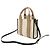 Borsa Tote Burberry Icon Stripe Canvas Marrone Beige - vista 2