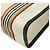 Borsa Tote Burberry Icon Stripe Canvas Marrone Beige - vista 3
