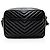 Autre Marque Borsa Lou Camera Monogram in pelle di vitello matelassé Saint Laurent Nero - vista 3