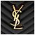 Autre Marque Borsa Lou Camera Monogram in pelle di vitello matelassé Saint Laurent Nero - vista 9