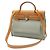 Hermès Herbag Zip PM Blu in Tela - vista 2