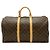 Borsa da viaggio Louis Vuitton Keepall 50 Monogram Marrone