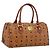 MCM Vicetos Porte-documents en cuir marron