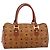MCM Vicetos Porte-documents en cuir marron - vue 2