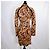 Versus Versace Vestido Estampado Leopardo Lana 1990s Castaño Estampado de leopardo - vista 5