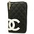 Chanel Cambon Langbeutel aus Lammleder Schwarz