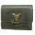 Capucines Cartera Tri-fold Louis Vuitton en Noir Negro