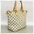 Borsa Louis Vuitton Damier Azur Saleya PM Bianco - vista 2