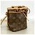 Borsa a tracolla Louis Vuitton Monogram Nano Noe Marrone - vista 2