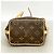 Borsa a tracolla Louis Vuitton Monogram Nano Noe Marrone - vista 3
