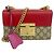 Borsa a tracolla Gucci GG Supreme Marrone Rosso