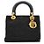 Borsa Tote Christian Dior Lady Cannage Black Nero - vista 2