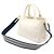 Borsa Tote/Borsa a Tracolla Prada Canapa Bianco Giallo Blu navy - vista 3