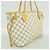 Borsa Tote Louis Vuitton Damier Azur Neverfull PM Bianco - vista 2