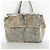 Borsa Tote in pelliccia Chanel marrone e azzurro Blu chiaro - vista 12