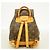 Louis Vuitton Monogram Mini Montsouris Rucksack Braun - Ansicht 11