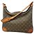 Borsa a tracolla Louis Vuitton Monogram Boulogne 35 Marrone