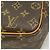 Bolso Louis Vuitton Monogram Deauville Castaño - vista 10