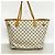Borsa Tote Louis Vuitton Damier Azur Neverfull MM Bianco - vista 11